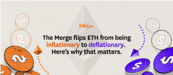 为什么合并使ETH 从通货膨胀转为通货紧缩很重要？