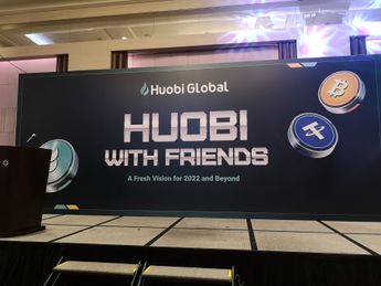 Huobi Global Co-founder, CEO speak at Token 2049 Singapore pre-opening party
