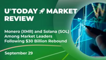 Monero (XMR) and Solana (SOL) Among Market Leaders Following $30 Billion Rebound: Crypto Market Review, September 29