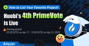 Huobi Launches PrimeVote 4 With New Upgrades!