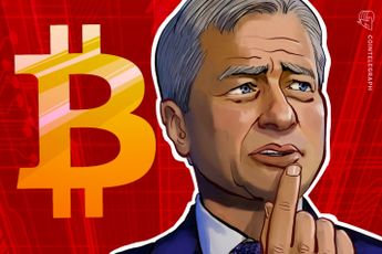 BTC price slips to $42.4K as JPMorgan CEO says Bitcoin 'does nothing'