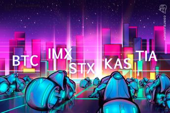 Bitcoin bulls chase after $50K, opening the door for IMX, KAS, TIA an STX to rally higher