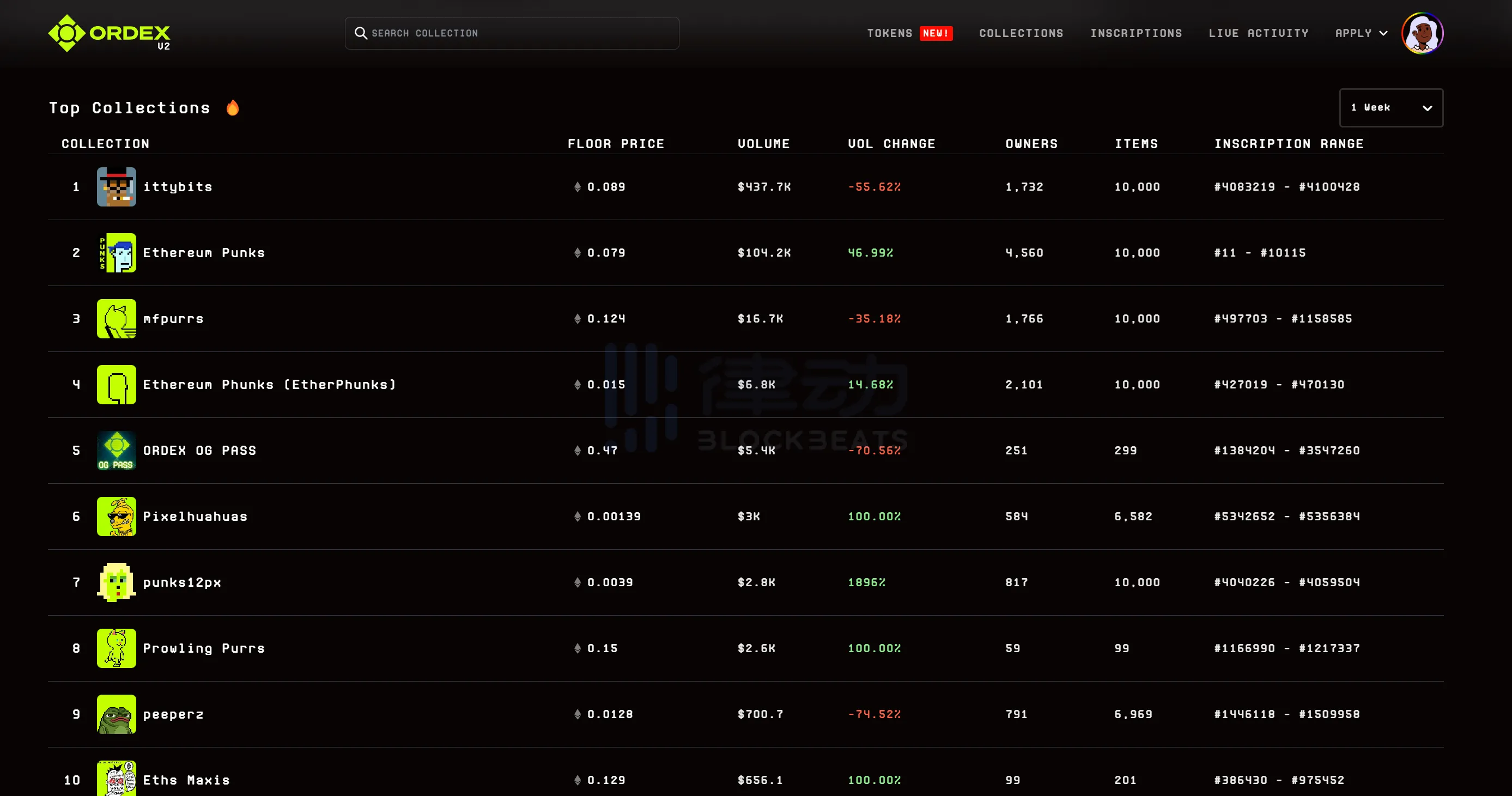 除了10倍涨幅项目ittybits，ORDEX上还有哪些项目值得关注？