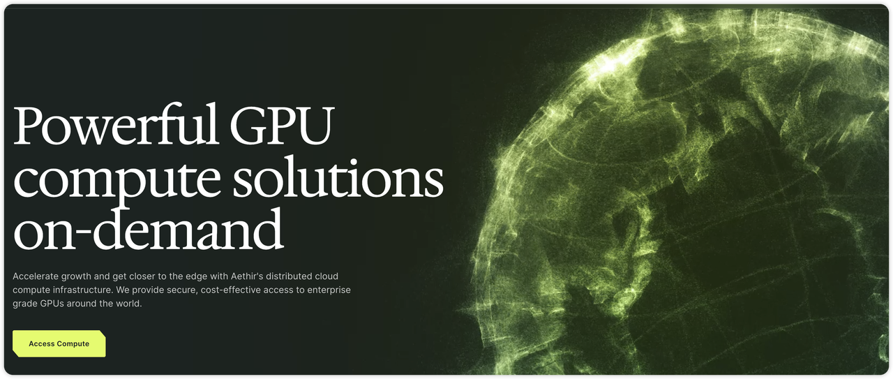 Aethir - Leading GPU Cloud Computing Solution Provider