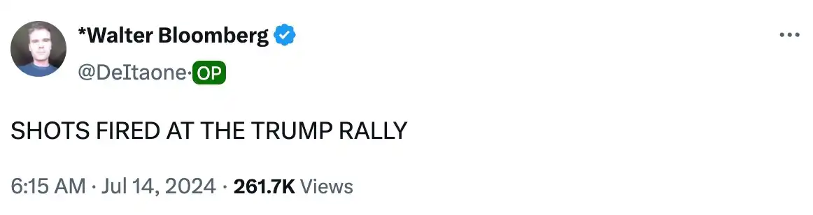 特朗普枪击事件后，聪明钱是如何斩获百倍收益的？