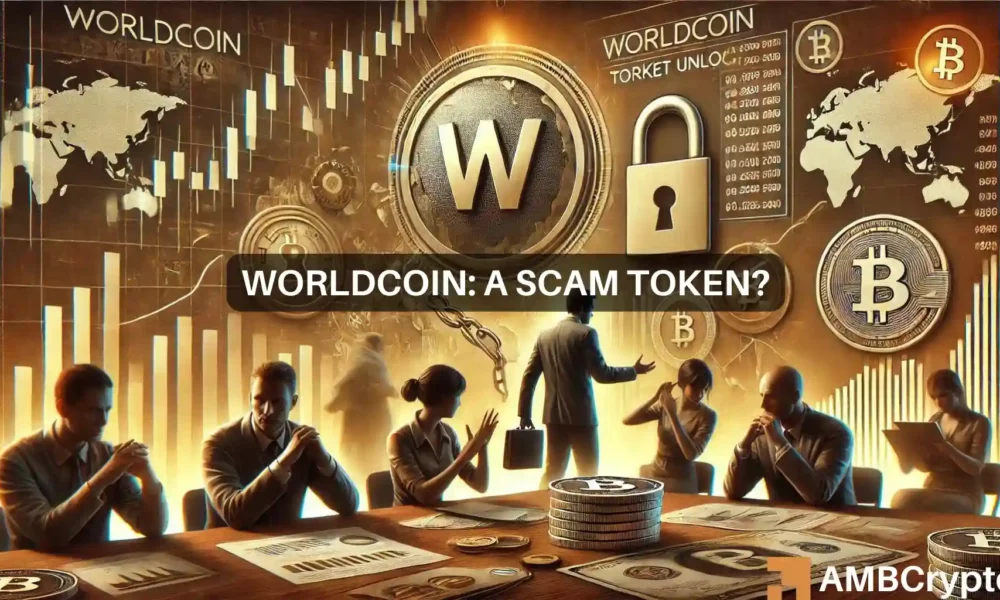 Worldcoin的价格操纵？”牛市中最大的骗局象征