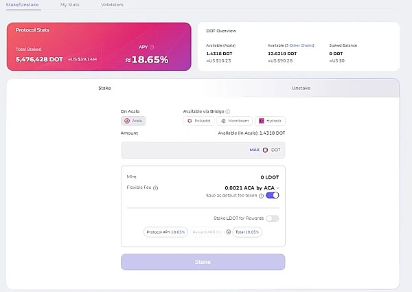 一键质押 开启 DOT 稳赚新思路