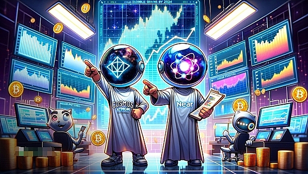 (ATOM) 和  (NEAR) 的年度收益到 2024 年可能会翻倍