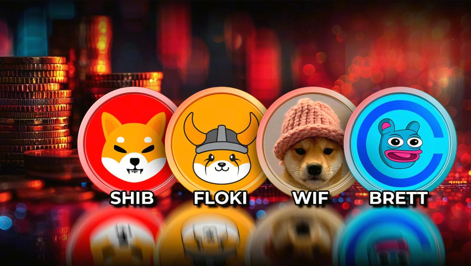 SHIB、FLOKI、WIF、BRETT：模因币血洗仍在继续