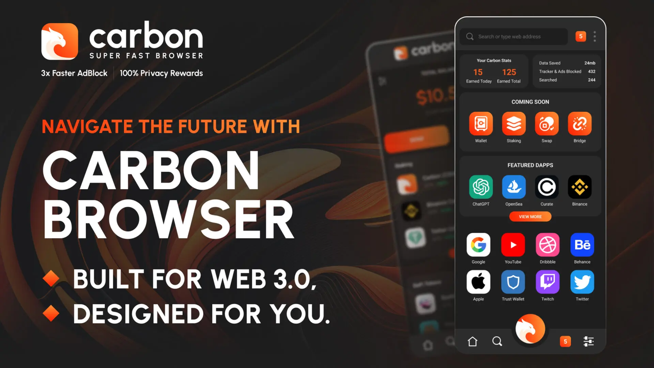 Carbon： 为Web3而生的极速浏览器