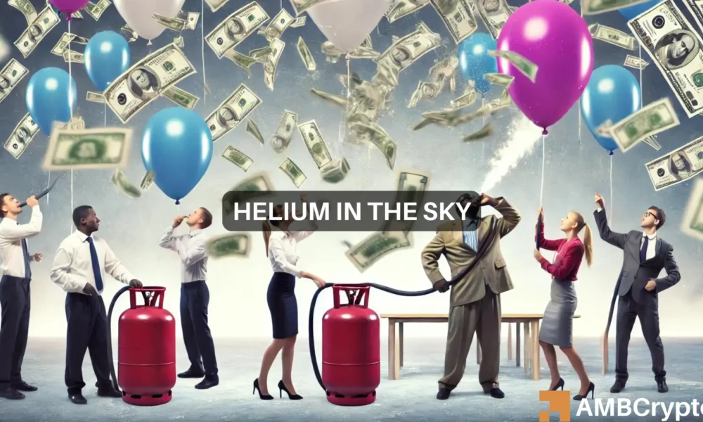 在Helium最近一次疯狂采用后，HNT创下4个月新高——接下来呢？