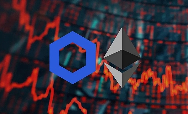 ETH 和 LINK成为最大的输家