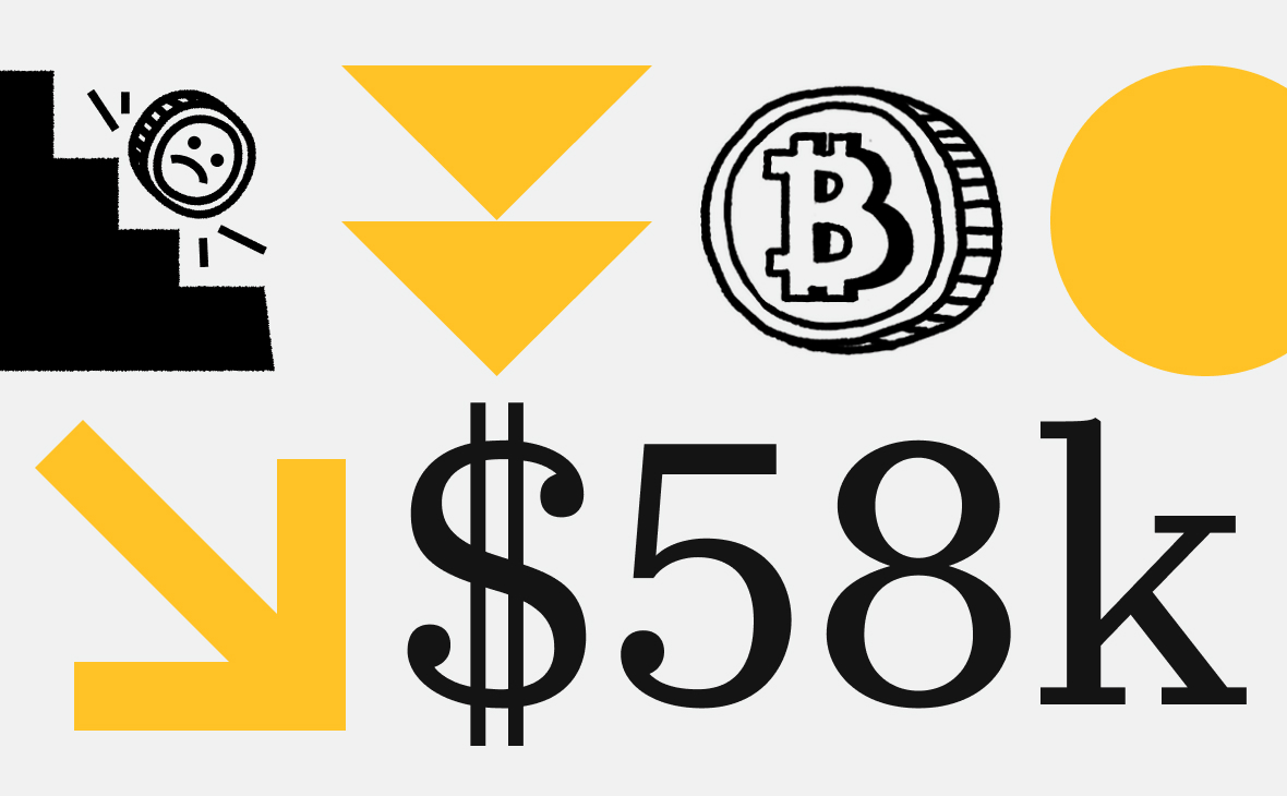 Курс биткоина за сутки обвалился на $2 тыс.