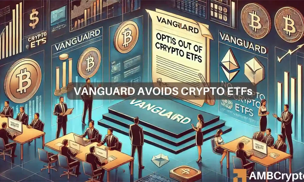 随着Vanguard选择退出加密货币ETF，资金外流现象持续存在