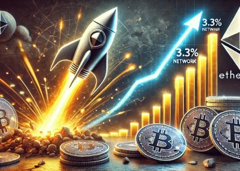 Ethereum Rockets Forward With 3.3% Network Growth While Bitcoin Goes Stale