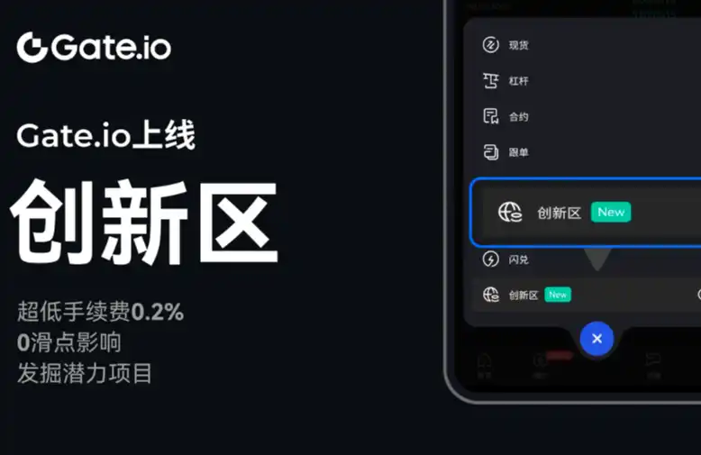 Gate上线创新区：快速捕捉链上热点，抢占下一个百倍币