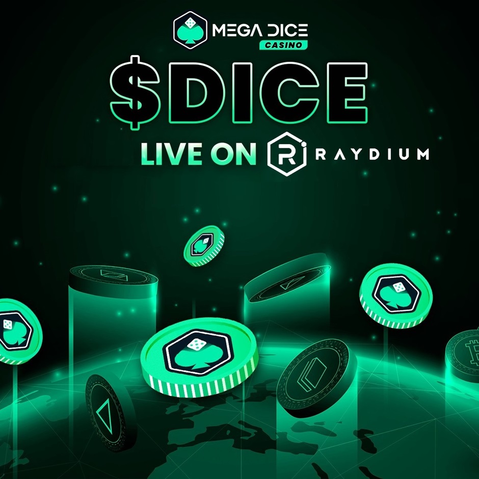 Mega Dice登陆Raydium　销毁1.28 亿枚代币并推出 V2 质押平台