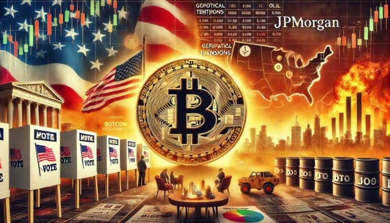 DALL·E-2024-10-04-09.06.55-An-intense-financial-illustration-depicting-the-connection-between-the-US-elections-geopolitical-tensions-and-the-rising-value-of-Bitcoin.-In-the-fo-768x439.jpeg