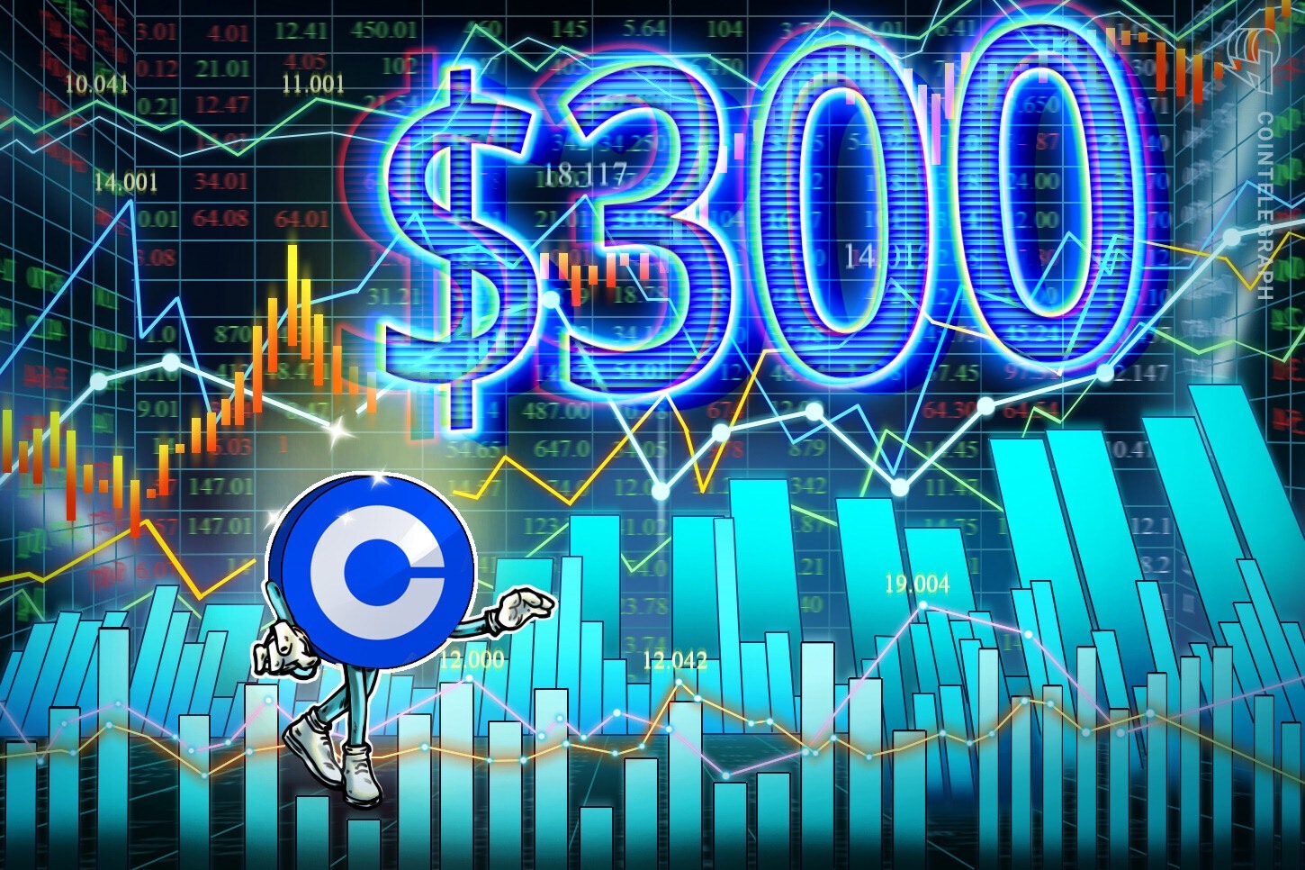 Coinbase stock breaks $300 for first time since 2021 Related: Galaxy Digital clocks biggest trading day of year on US election day: Report