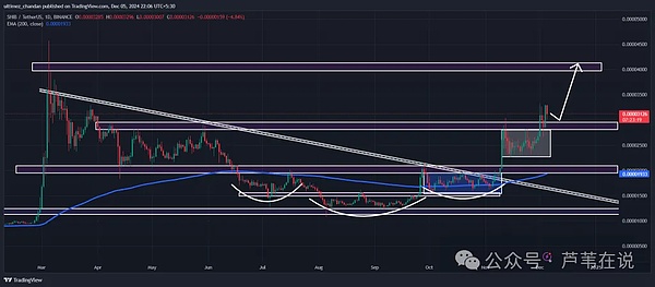 柴犬将上涨30%,SHIB达到0.000041美元