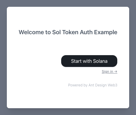 Web3新手系列:探索使用Solana Token登录
