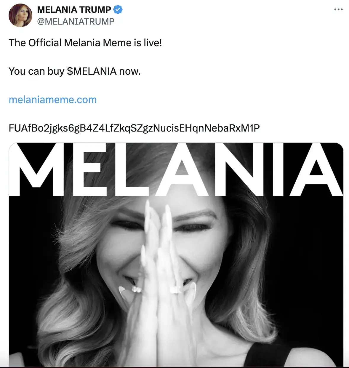 MELANIA狂吸130亿流动性，加密市场失血，TRUMP暴跌40美元！