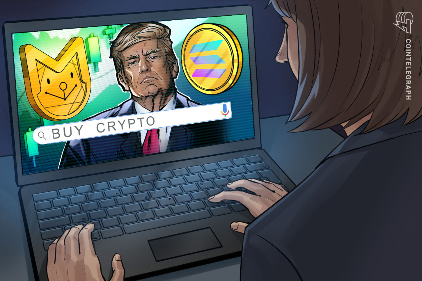 'Buy crypto' and 'Solana' search volumes surge amid TRUMP meme frenzy