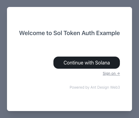 Web3新手系列:探索使用Solana Token登录