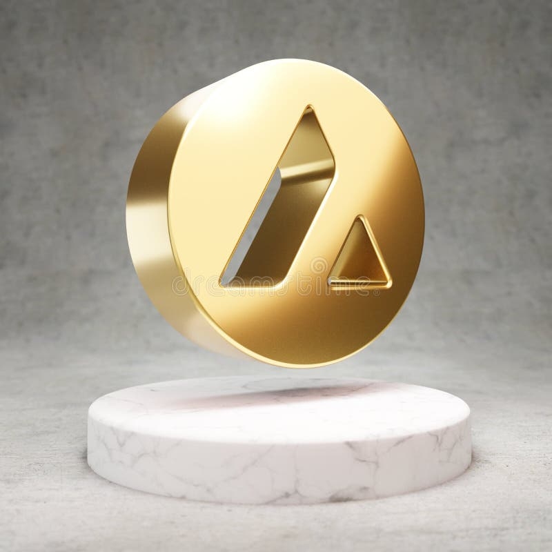 avalanche-cryptocurrency-icon-gold-d-rendered-white-marble-podium-symbol-210405462.jpg