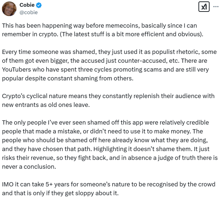 风口浪尖上的LIBRA,Solana创始人Toly与大咖Cobie如何评价?