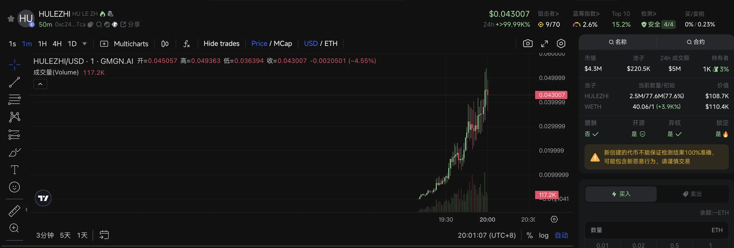 我,hulezhi,脑机奴隶,决定打入黑洞500 ETH