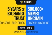 BYDFi Officially Launches On-Chain Trading Tool MoonX, Ushering in the Era of CEX + DEX Dual Engines