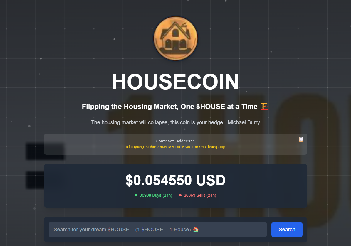 年轻人买不起房,但能买 HOUSE 币!Solana 的“怒火”正在蔓延