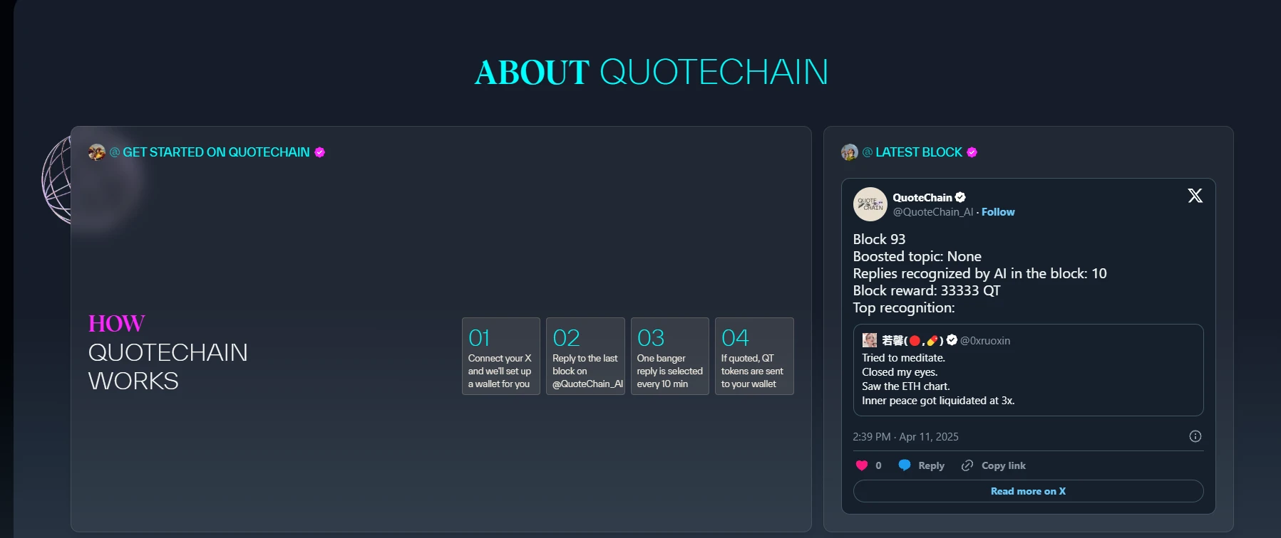 解读QuoteChain:AI+SocialFi赛道的一场社会实验