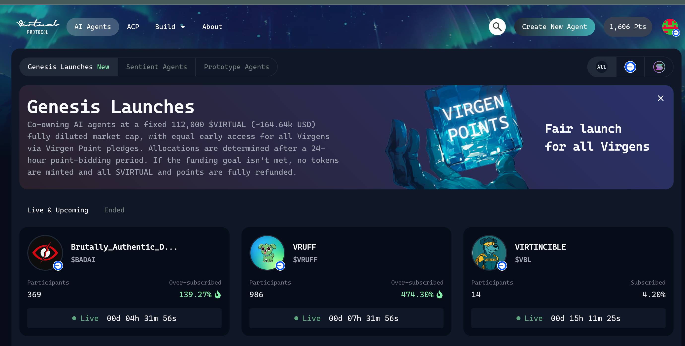 详解Genesis Launch玩法机制:「打新带老」,Virtuals牛回?