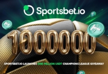 Sportsbet.io launches 1 million USDT giveaway to mark Champions League finale