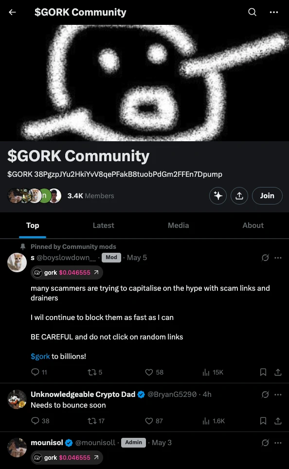 XAI发布新一代GORK代币