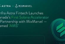 Finfra Astra Fintech Launches Canada’s First Solana Accelerator in Partnership With MixMarvel — Named ‘AMS’