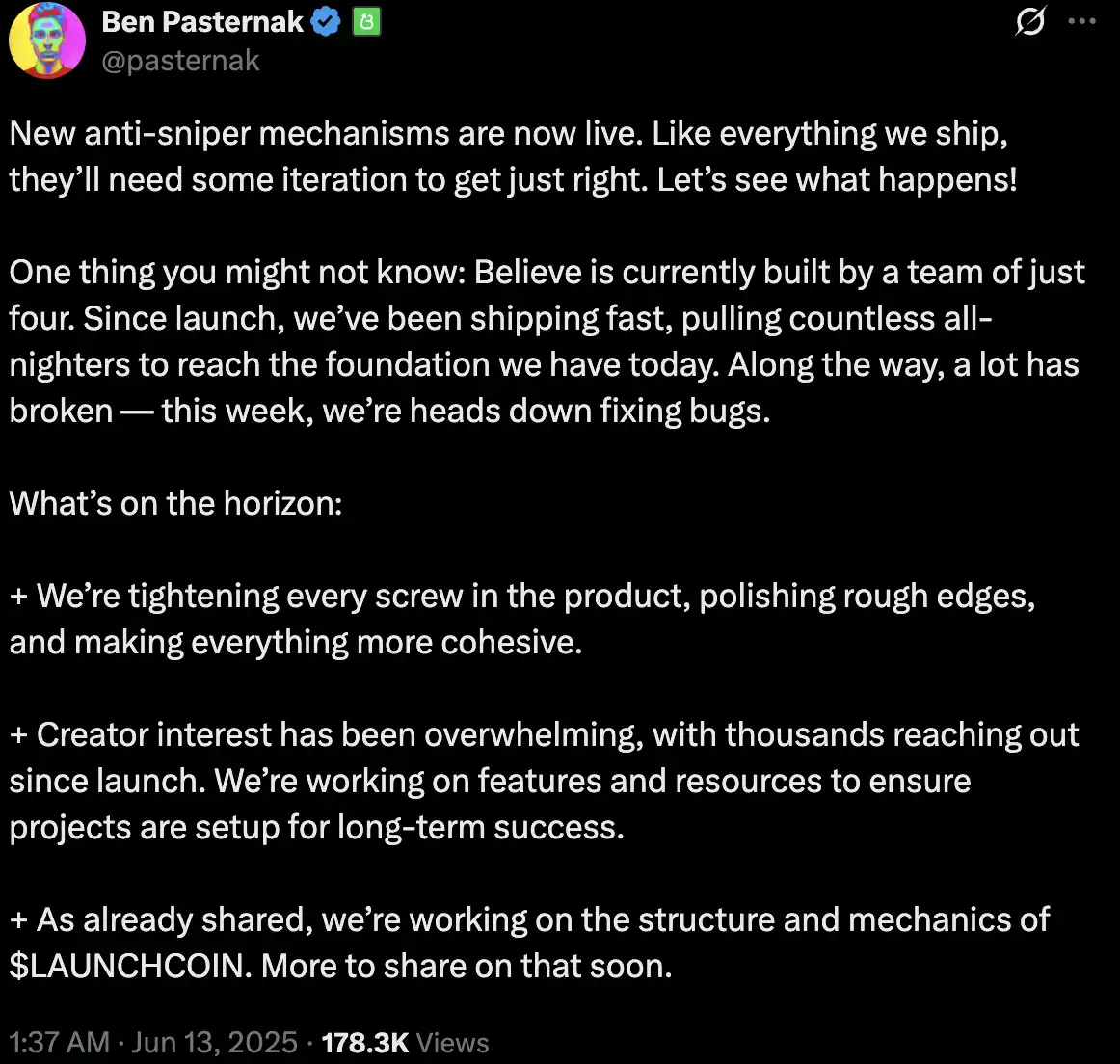 Launchcoin生态回暖，Believe还有哪些潜力项目值得关注？