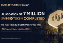 MultiBank Group Announces 7 Million $MBG Tokens Sold Out in Under One Hour During Initial Pre-Sale