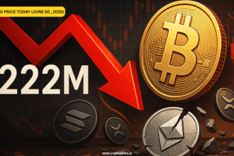 Crypto Price Today (June 30): Market Sees $222M Wipeout as Bitcoin, Altcoins Slip - TheCryptoTimes