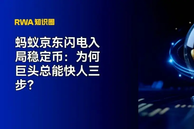 蚂蚁京东闪电入局稳定币:为何巨头总能快人三步?