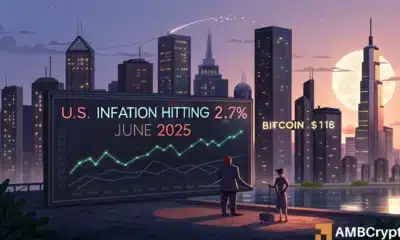 June CPI shows inflation at 2.7% – Here’s how Bitcoin reacted to this news