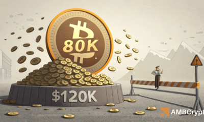 80K Bitcoin offloaded as $120K turns into resistance: A fall ahead?