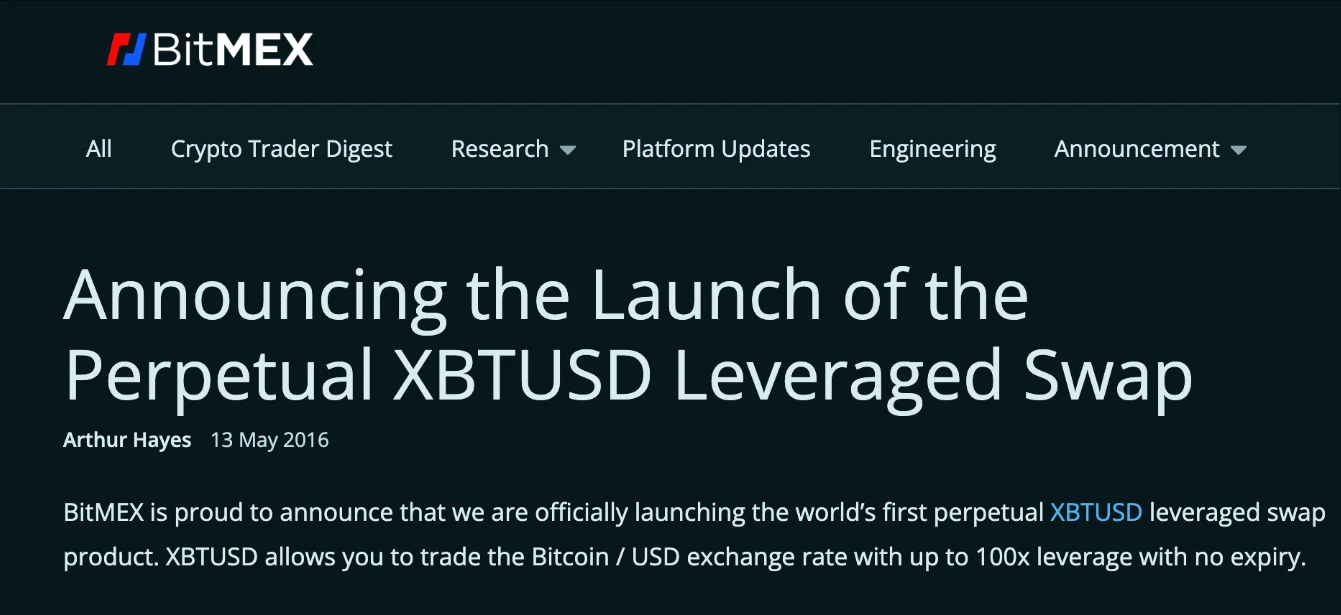 BitMEX Alpha：资金费率的演变