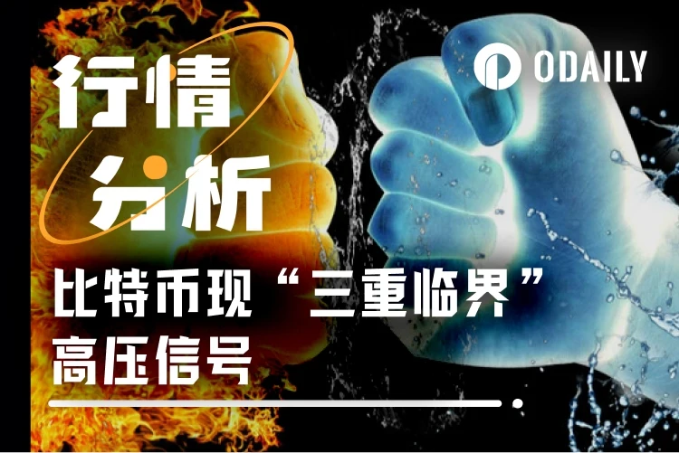 BTC高压警报:三重临界指标共振,变盘一触即发