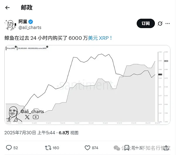XRP/Solana 爆发在即？鲸鱼增持 + SEC 裁决落地、8 月 ETH/PEPE/RTX 价格预测曝光