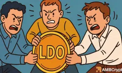 LDO jumps 13% with $40 mln inflows- So why are bullish investors selling?