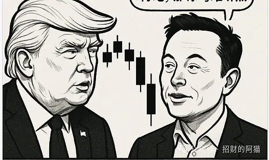 马斯克特朗普互撕引爆加密市场2025 年 7 月 BTC、ETH、XRP 或迎剧烈震荡