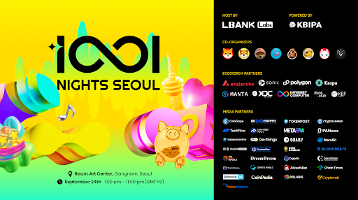 LBank Labs将在KBW2025期间于韩国举办"1001 Festival Seoul"